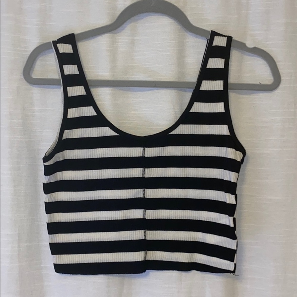 B&W Urban Outfitters Crop Top